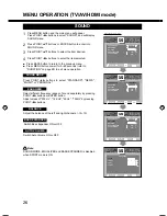 Предварительный просмотр 26 страницы Sanyo LCD-19K40 Instruction Manual