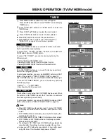 Предварительный просмотр 27 страницы Sanyo LCD-19K40 Instruction Manual