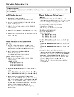 Preview for 11 page of Sanyo LCD-27XA2 Service Manual