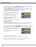 Preview for 22 page of Sanyo LCD-32CA8Z Owner'S Manual