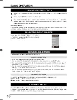 Preview for 16 page of Sanyo LCD-32CA9S Owner'S Manual