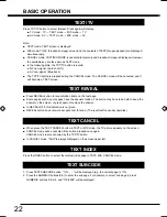 Preview for 22 page of Sanyo LCD-32CA9S Owner'S Manual