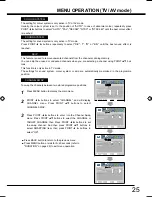 Preview for 25 page of Sanyo LCD-32CA9S Owner'S Manual