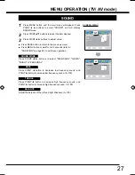 Preview for 27 page of Sanyo LCD-32CA9S Owner'S Manual