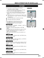 Preview for 31 page of Sanyo LCD-32CA9S Owner'S Manual