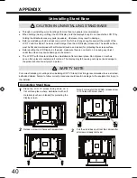 Preview for 40 page of Sanyo LCD-32CA9S Owner'S Manual