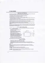 Preview for 2 page of Sanyo LCD-32E30A Instruction Manual