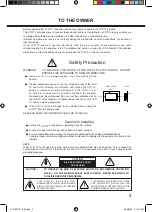 Preview for 3 page of Sanyo LCD-32K30TD Owner'S Manual