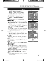 Preview for 41 page of Sanyo LCD-32K40 Owner'S Manual