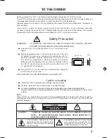 Preview for 3 page of Sanyo LCD-32K40TD Instruction Manual