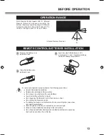 Preview for 13 page of Sanyo LCD-32K40TD Instruction Manual