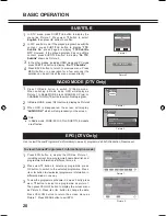 Preview for 20 page of Sanyo LCD-32K40TD Instruction Manual