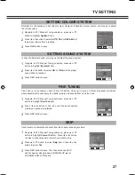 Preview for 27 page of Sanyo LCD-32K40TD Instruction Manual