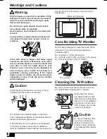 Preview for 2 page of Sanyo LCD-32XA2 Instruction Manual