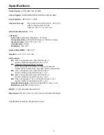 Preview for 3 page of Sanyo LCD-32XA2 Service Manual