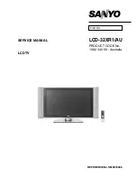 Preview for 1 page of Sanyo LCD-32XR1/AU Service Manual