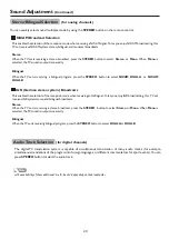 Preview for 27 page of Sanyo LCD-40XZ10F Instruction Manual