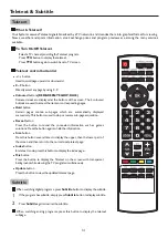 Preview for 34 page of Sanyo LCD-40XZ10F Instruction Manual