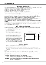 Preview for 2 page of Sanyo LCD-42E30FA Instruction Manual