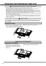 Preview for 4 page of Sanyo LCD-42E30FA Instruction Manual