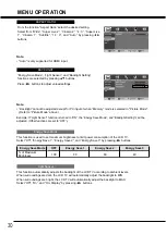 Preview for 30 page of Sanyo LCD-42E30FA Instruction Manual