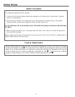 Preview for 2 page of Sanyo LCD-42XF4 Service Manual