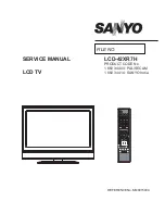 Preview for 1 page of Sanyo LCD-42XR7H Service Manual