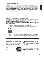 Preview for 3 page of Sanyo LCD42E40W User Manual