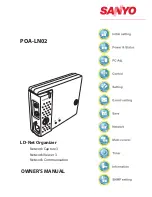 Sanyo LD-Net Owner'S Manual preview