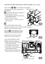 Preview for 3 page of Sanyo LNS LNS-W03 Lens Replacement Manual