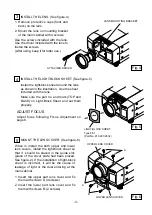 Предварительный просмотр 4 страницы Sanyo LNS LNS-W03 Lens Replacement Manual