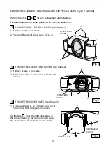 Предварительный просмотр 5 страницы Sanyo LNS LNS-W03 Lens Replacement Manual