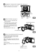 Предварительный просмотр 6 страницы Sanyo LNS LNS-W03 Lens Replacement Manual