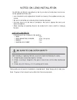 Предварительный просмотр 2 страницы Sanyo LNS-T01Z Replacement /Installation Instructions