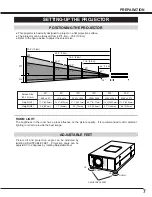 Preview for 7 page of Sanyo LV-7300 Owner'S Manual