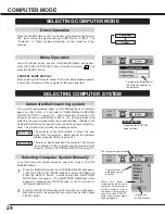 Preview for 24 page of Sanyo LV-7300 Owner'S Manual