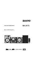 Sanyo MAJ-R70 Instruction Manual предпросмотр