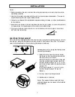 Предварительный просмотр 5 страницы Sanyo MAR-B3089 Operating Instructions Manual