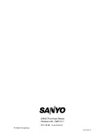 Предварительный просмотр 16 страницы Sanyo MAR-B3089 Operating Instructions Manual