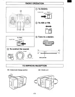 Предварительный просмотр 11 страницы Sanyo MCD-S665F Instruction Manual