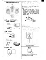 Предварительный просмотр 13 страницы Sanyo MCD-S665F Instruction Manual