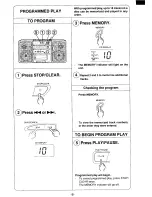 Предварительный просмотр 9 страницы Sanyo MCD-S670F Instruction Manual