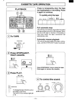 Предварительный просмотр 12 страницы Sanyo MCD-S670F Instruction Manual