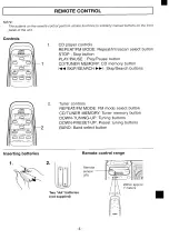 Предварительный просмотр 5 страницы Sanyo MCD-S735F Instruction Manual