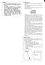 Предварительный просмотр 8 страницы Sanyo MCD-S735F Instruction Manual