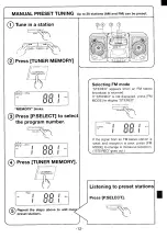 Предварительный просмотр 13 страницы Sanyo MCD-S735F Instruction Manual