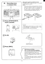 Предварительный просмотр 16 страницы Sanyo MCD-S735F Instruction Manual