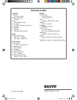 Preview for 25 page of Sanyo MCD-UB575M Instruction Manual