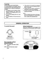 Preview for 4 page of Sanyo MCD-X77L Instruction Manual