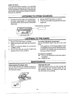 Preview for 7 page of Sanyo MCD-XP400 Instruction Manual